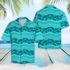 Lovely Dolphin Hawaiian Shirt Summer Button Up