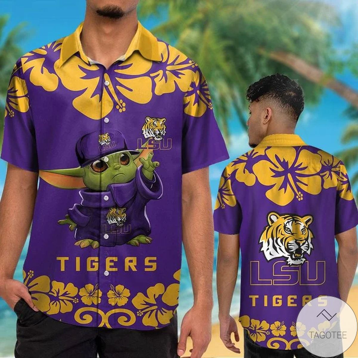Lsu Tigers Baby Yoda Hawaiian Shirt Lsu Tigers Baby Yoda Hawaiian Shirt