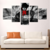 Luffy 2Nd Gear - Anime 5 Panel Canvas Art Wall Decor