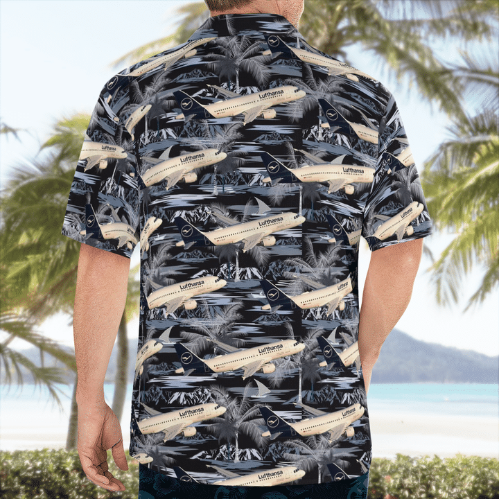 Lufthansa Airbus A350-941 Hawaiian Shirt Lufthansa Airbus A350-941 Hawaiian Shirt