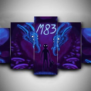 M83 - Music 5 Panel Canvas Art Wall Decor