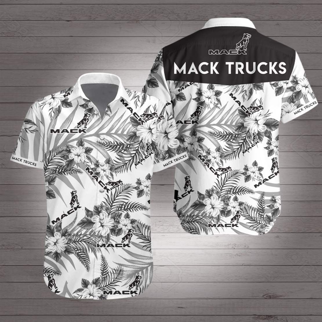 Mack Trucks Hawaiian Shirt Summer Button Up Mack Trucks Hawaiian Shirt Summer Button Up