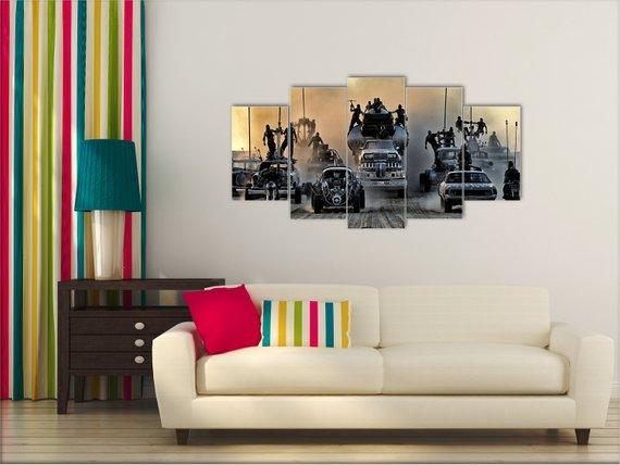 Mad Max Fury Road - Movie 5 Panel Canvas Art Wall Decor Mad Max Fury Road - Movie 5 Panel Canvas Art Wall Decor