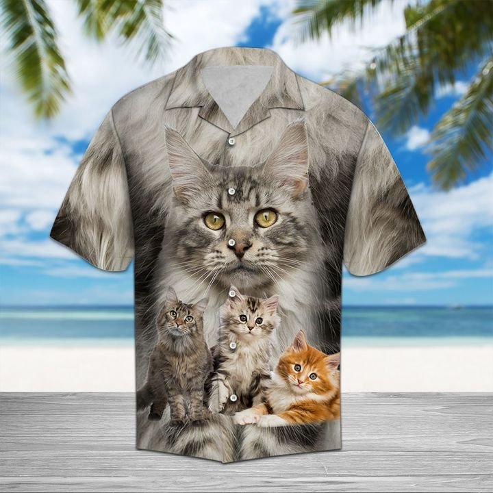 Maine Coon Great Hawaiian Shirt Summer Button Up Maine Coon Great Hawaiian Shirt Summer Button Up