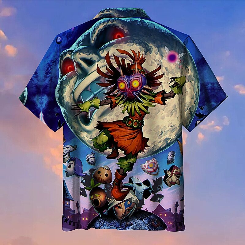 Majoras Mask The Legend Of Zelda Hawaiian Shirt Majoras Mask The Legend Of Zelda Hawaiian Shirt