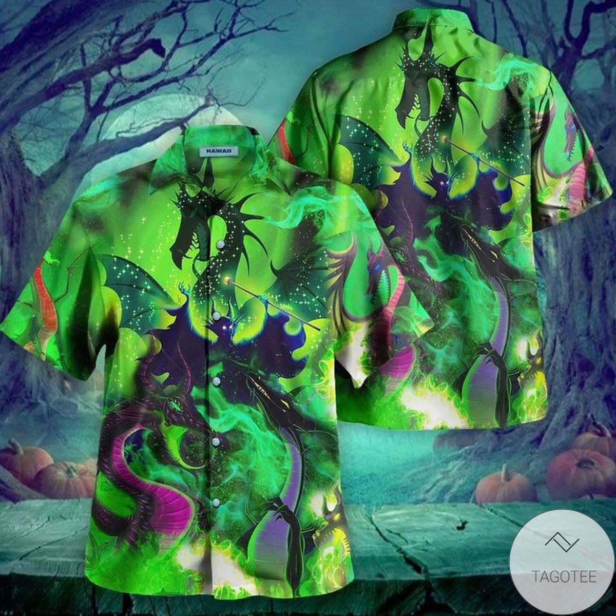 Maleficent Dragon Hawaii Hawaiian Shirt Maleficent Dragon Hawaii Hawaiian Shirt