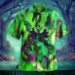 Maleficent Dragon Hawaiian Shirt