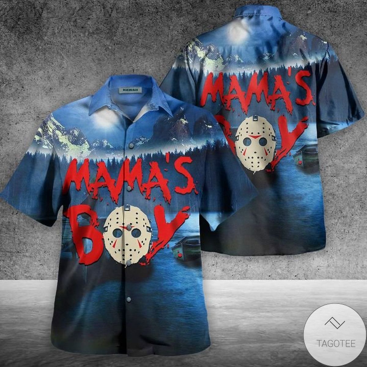 Mama’S Boy Jason Voorhees Hawaiian Shirt Mama’S Boy Jason Voorhees Hawaiian Shirt