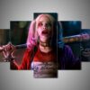 Margot Robbie 1 - Dc 5 Panel Canvas Art Wall Decor