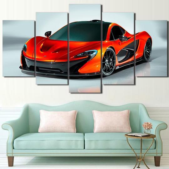 Mclaren P1 - Automative 5 Panel Canvas Art Wall Decor Mclaren P1 - Automative 5 Panel Canvas Art Wall Decor
