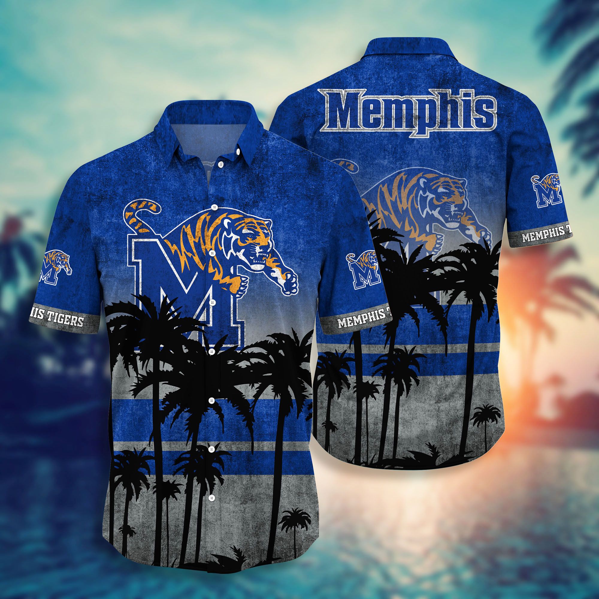 Memphis Tigers Hawaiian Shirt Memphis Tigers Hawaiian Shirt
