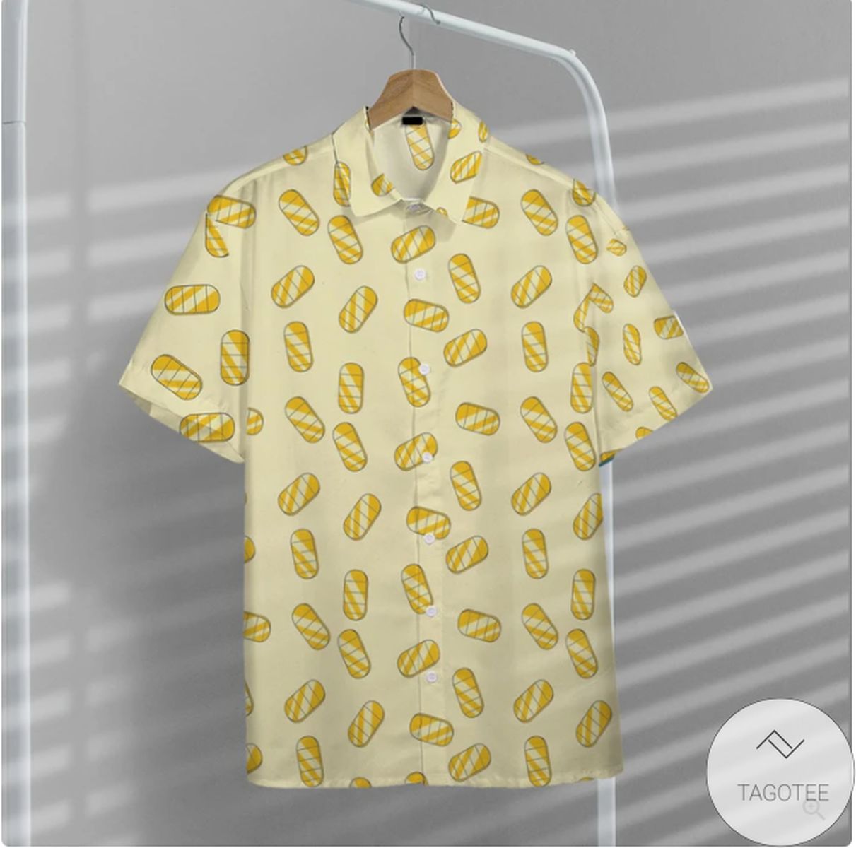 Meowth Gold Coin Pattern Pokemon Hawaiian Shirt Meowth Gold Coin Pattern Pokemon Hawaiian Shirt