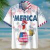 Merican Chicken Beer Hawaiian Shirt
