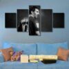 Messi - Famous Person 5 Panel Canvas Art Wall Decor