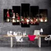 Michael Jordan Basketball 1 - Sport 5 Panel Canvas Art Wall Decor