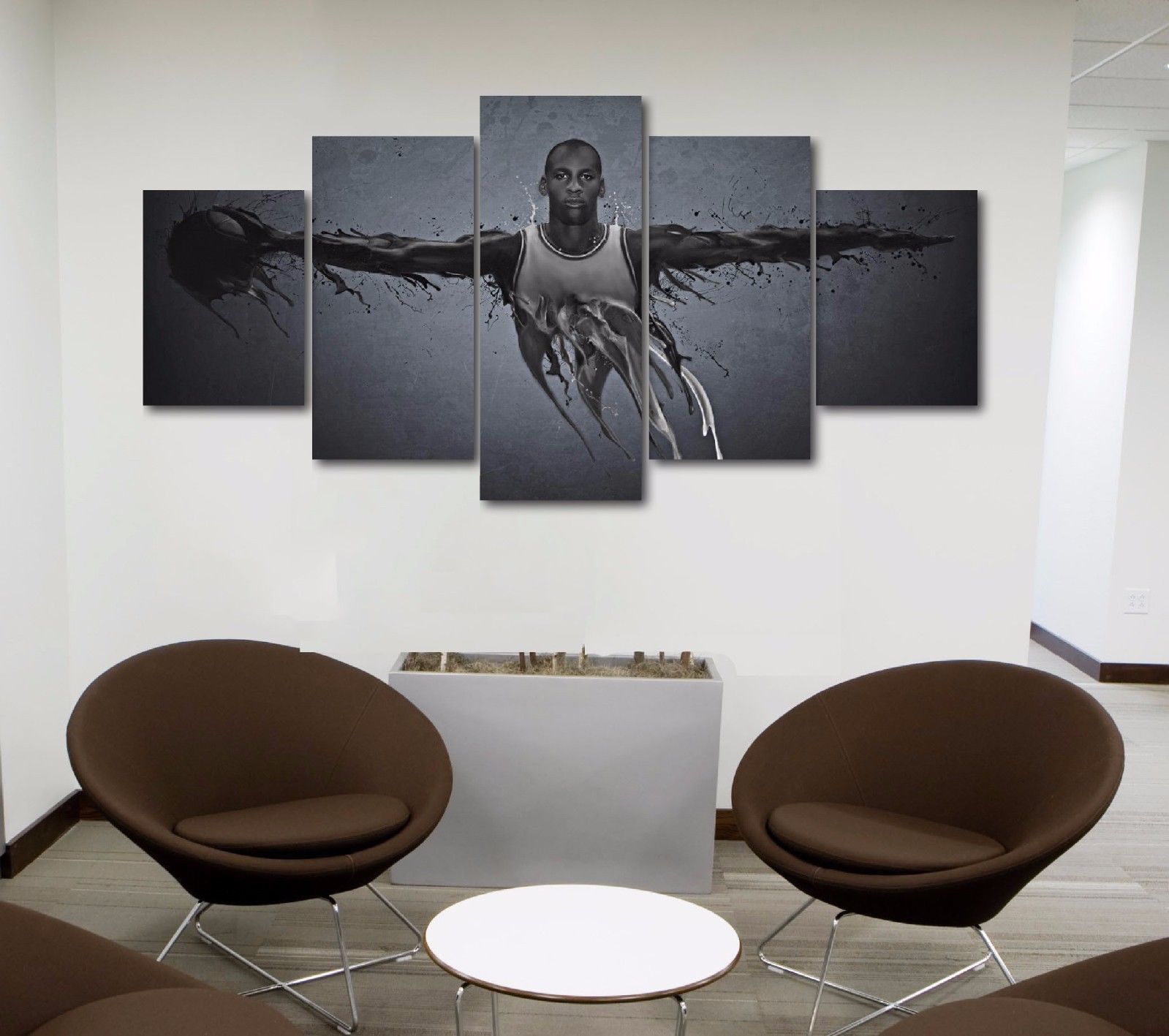 Michael Jordan Wing - Sport 5 Panel Canvas Art Wall Decor Michael Jordan Wing - Sport 5 Panel Canvas Art Wall Decor
