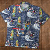 Mickey And Friends Donald Surfing Disney Cartoon Movie Hawaiian Shirt
