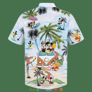 Mickey Mouse And Minnie Beach Summer Hawaiian Shirt