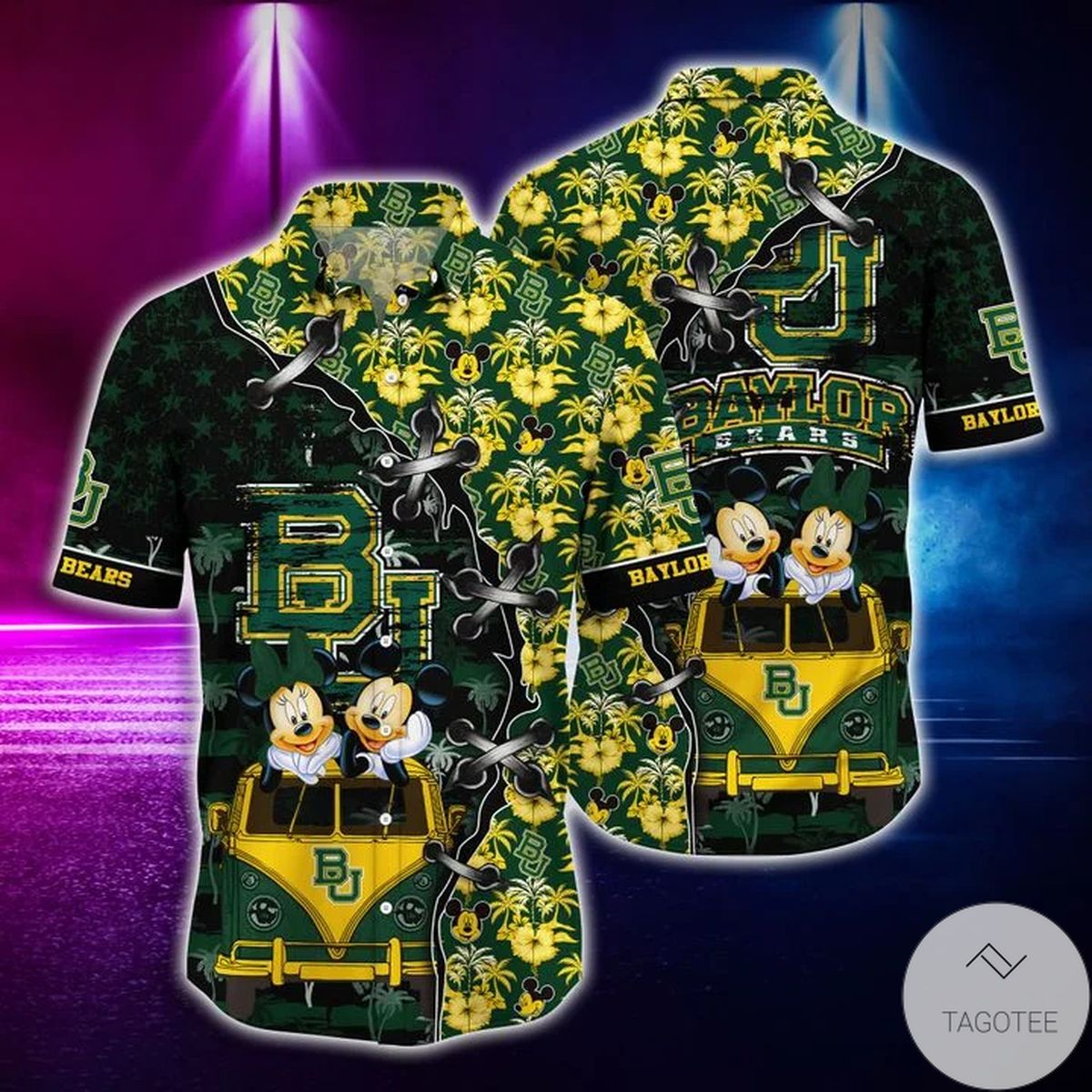 Mickey Mouse Baylor Bears Ncaa Hawaiian Shirt Mickey Mouse Baylor Bears Ncaa Hawaiian Shirt