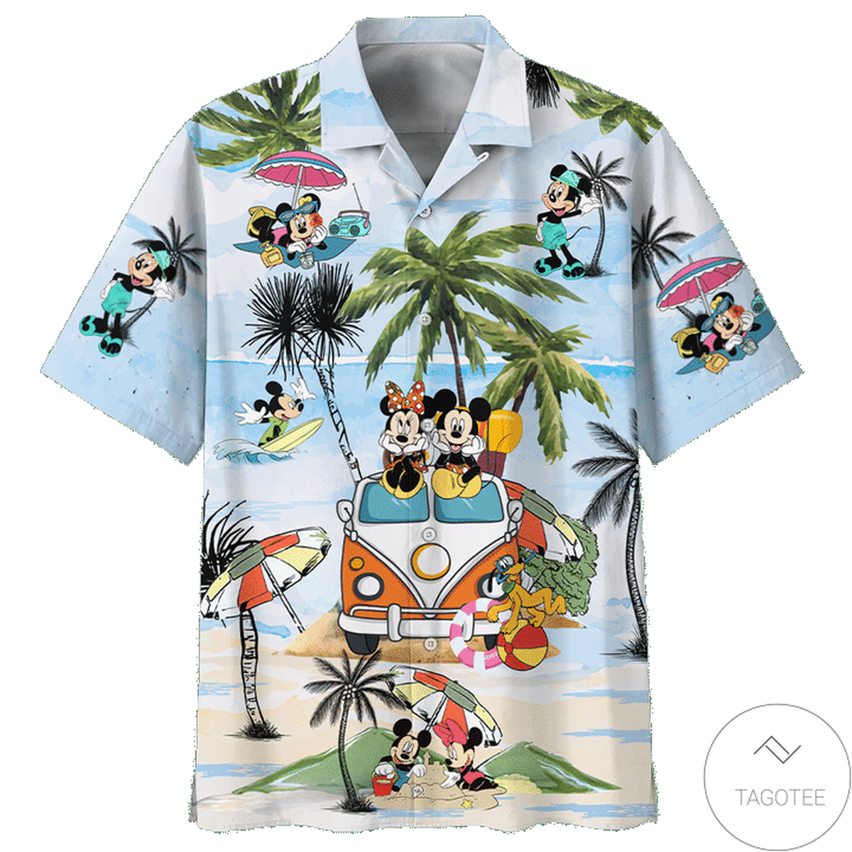 Mickey Mouse Beach Vacation Summer Time Hawaiian Shirt Mickey Mouse Beach Vacation Summer Time Hawaiian Shirt