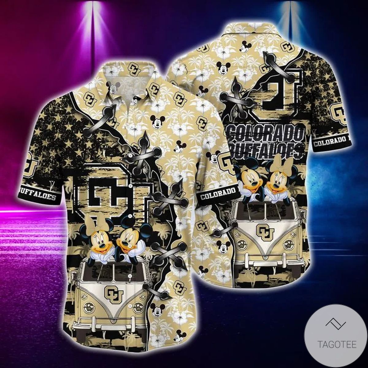 Mickey Mouse Colorado Buffaloes Ncaa Hawaiian Shirt Mickey Mouse Colorado Buffaloes Ncaa Hawaiian Shirt