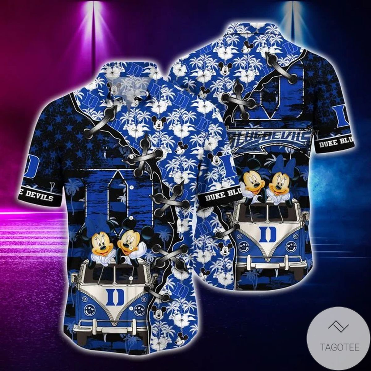 Mickey Mouse Duke Blue Devils Ncaa Hawaiian Shirt Mickey Mouse Duke Blue Devils Ncaa Hawaiian Shirt