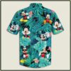 Mickey Mouse Flowers And Leaves Youth And Adult Hawaiian Shirt