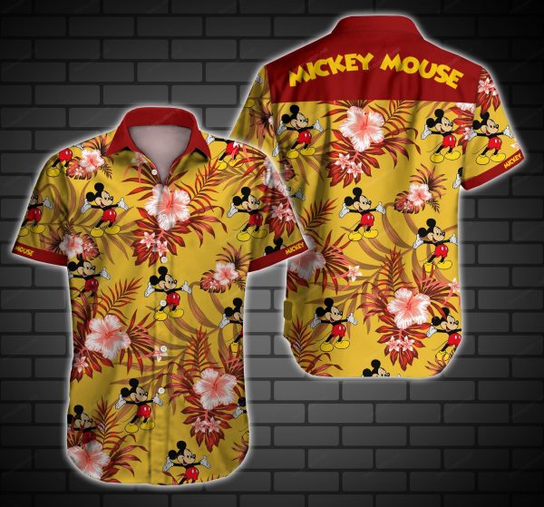 Mickey Mouse Hawaiian Shirt Summer Button Up Mickey Mouse Hawaiian Shirt Summer Button Up