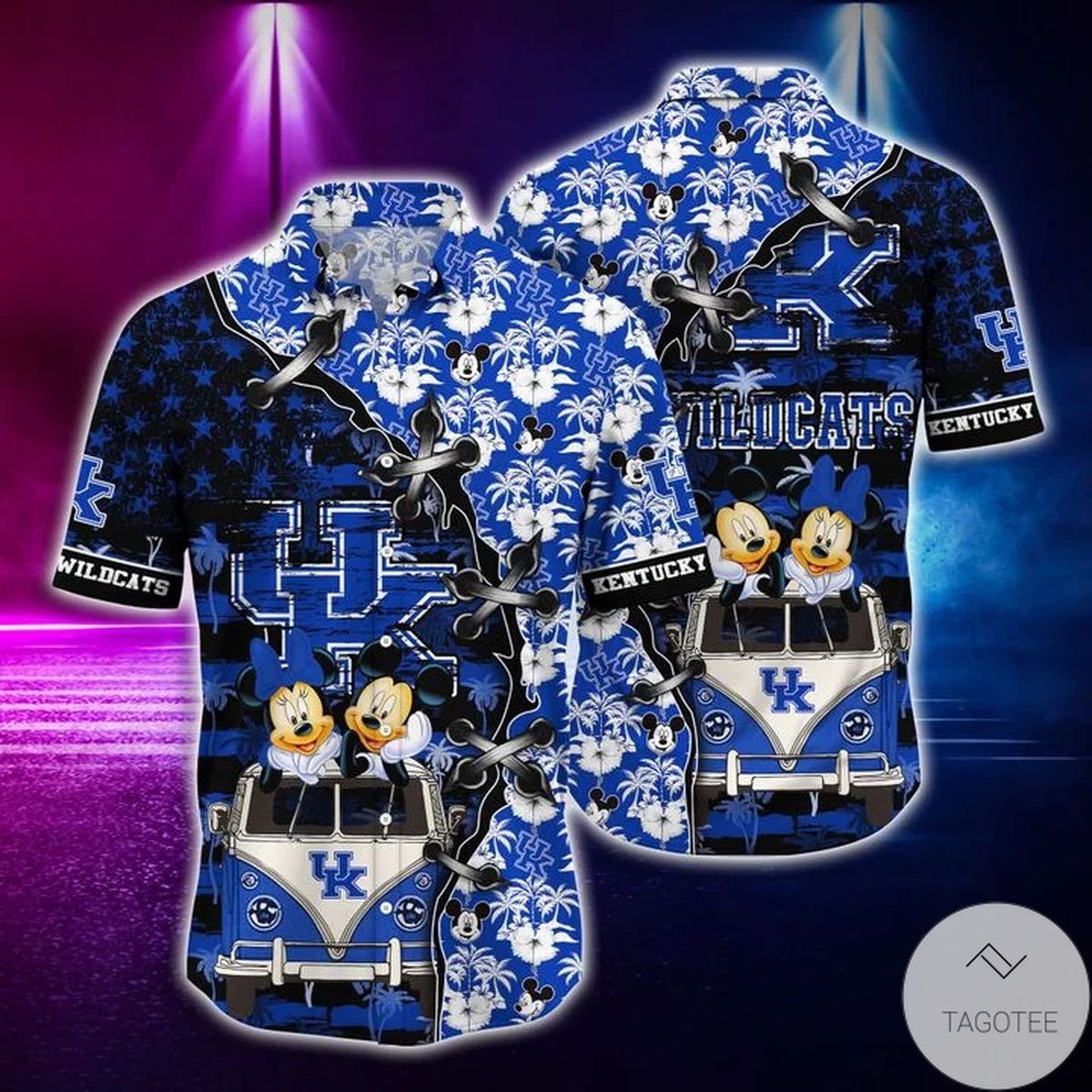 Mickey Mouse Kentucky Wildcats Ncaa Hawaiian Shirt Mickey Mouse Kentucky Wildcats Ncaa Hawaiian Shirt