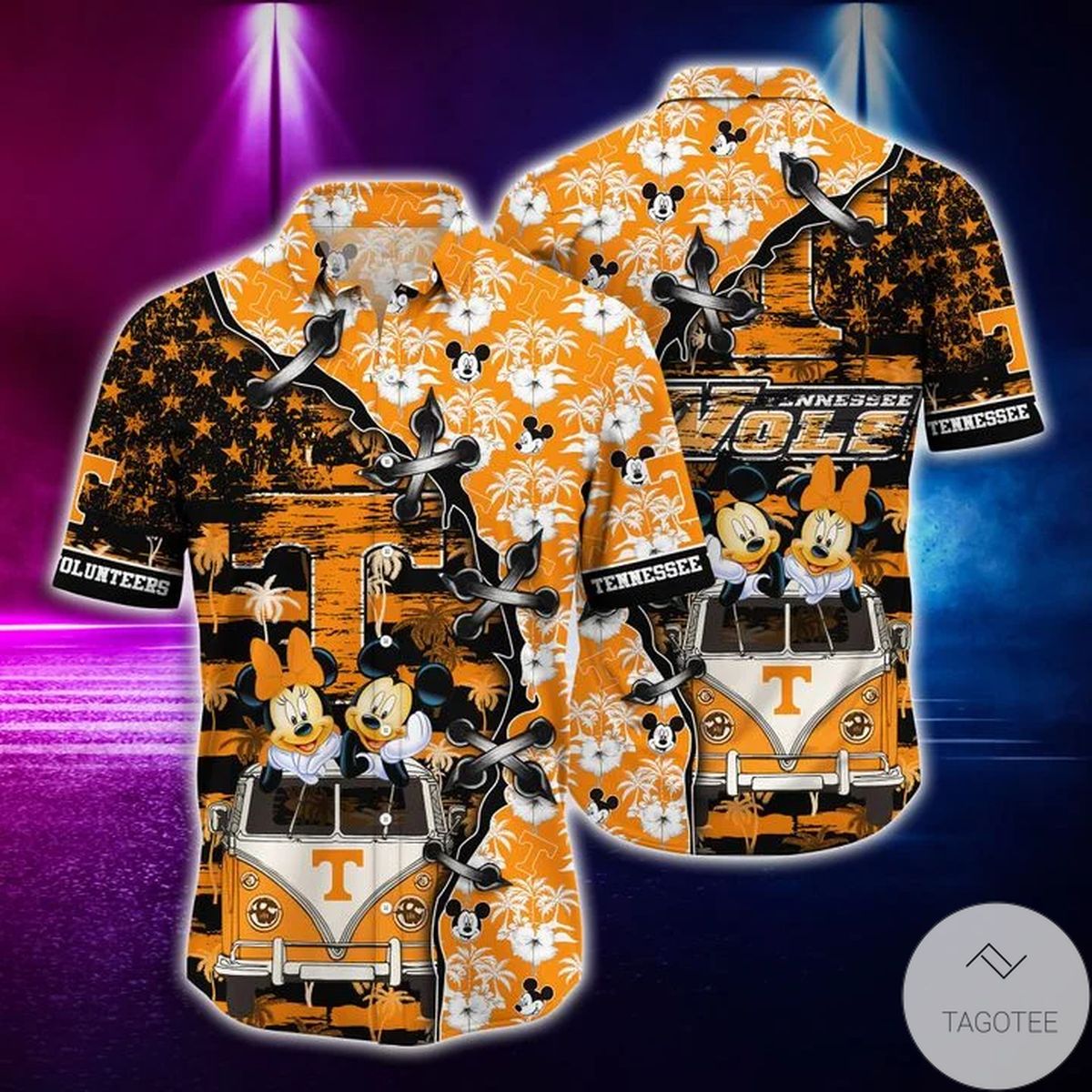 Mickey Mouse Tennessee Volunteers Ncaa Hawaiian Shirt Mickey Mouse Tennessee Volunteers Ncaa Hawaiian Shirt