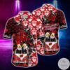 Mickey Mouse Wisconsin Badgers Ncaa Hawaiian Shirt