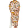 Mickey Mouse With Floral Hawaiian Shirt
