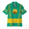 Mighty Morphin Power Rangers Ninja Rangers Green The Dragon Hawaiian Shirt
