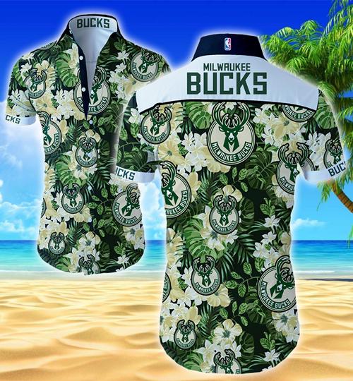 Milwaukee Bucks Hawaiian Shirt Summer Button Up Milwaukee Bucks Hawaiian Shirt Summer Button Up