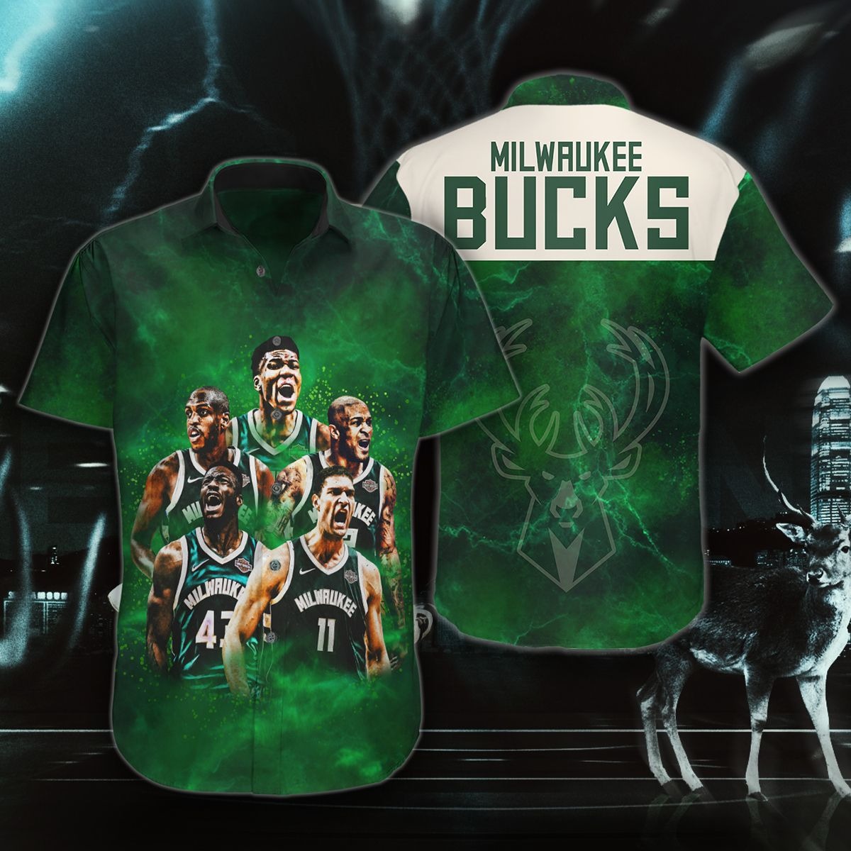Milwaukee Bucks Hawaiian Shirt Milwaukee Bucks Hawaiian Shirt