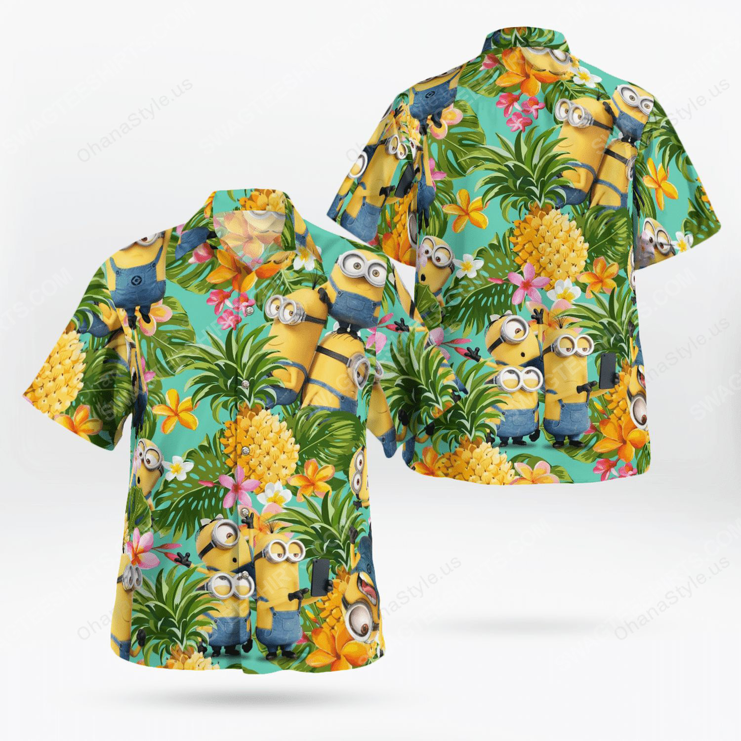 Minion Tropical Hawaiian Shirt Minion Tropical Hawaiian Shirt