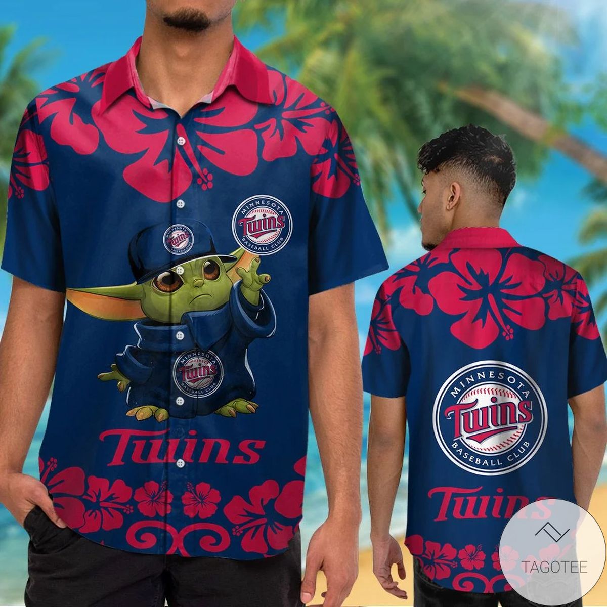 Minnesota Twins Baby Yoda Hawaiian Shirt Minnesota Twins Baby Yoda Hawaiian Shirt