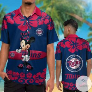 Minnesota Twins Minnie Mouse Hawaiian Shirt