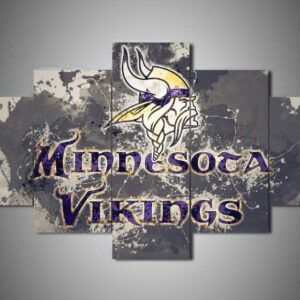 Minnesota Vikings - Sport 5 Panel Canvas Art Wall Decor