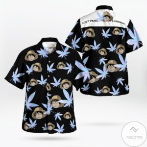 Monkey D.Luffy Don’T Panic It’S Organic One Piece Hawaiian Shirt
