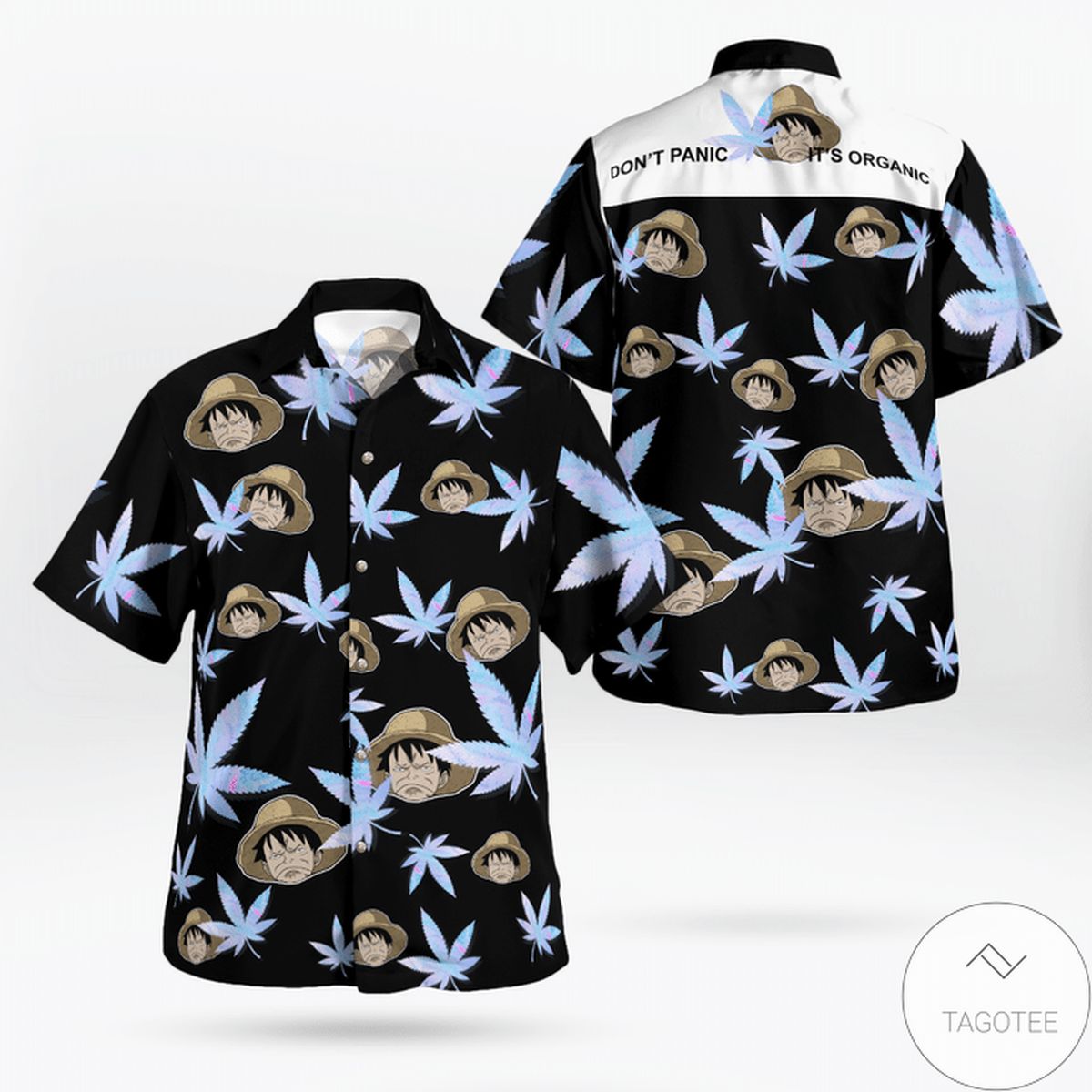 Monkey D.Luffy Don’T Panic It’S Organic One Piece Hawaiian Shirt Monkey D.Luffy Don’T Panic It’S Organic One Piece Hawaiian Shirt