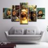 Monty Python And The Holy Grail - Movie 5 Panel Canvas Art Wall Decor