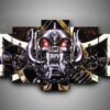Motorhead - Music 5 Panel Canvas Art Wall Decor