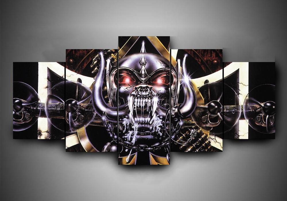 Motorhead - Music 5 Panel Canvas Art Wall Decor Motorhead - Music 5 Panel Canvas Art Wall Decor