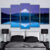 Mount Fuji Landscape - Nature 5 Panel Canvas Art Wall Decor