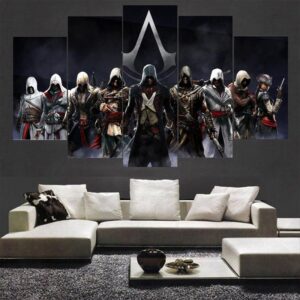 Movie Assassins Creed - Movie 5 Panel Canvas Art Wall Decor