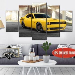Muscle Cars - Sports Car - Automative 5 Panel Canvas Art Wall Decor