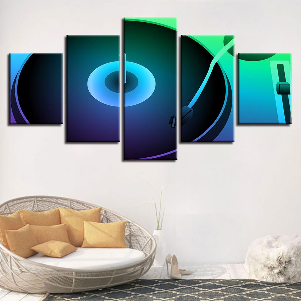Music - Music 5 Panel Canvas Art Wall Decor Music - Music 5 Panel Canvas Art Wall Decor