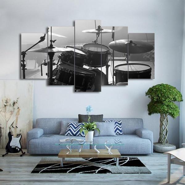 Musical Instrument Classical - Music 5 Panel Canvas Art Wall Decor Musical Instrument Classical - Music 5 Panel Canvas Art Wall Decor