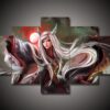 Naruto 4 - Anime 5 Panel Canvas Art Wall Decor